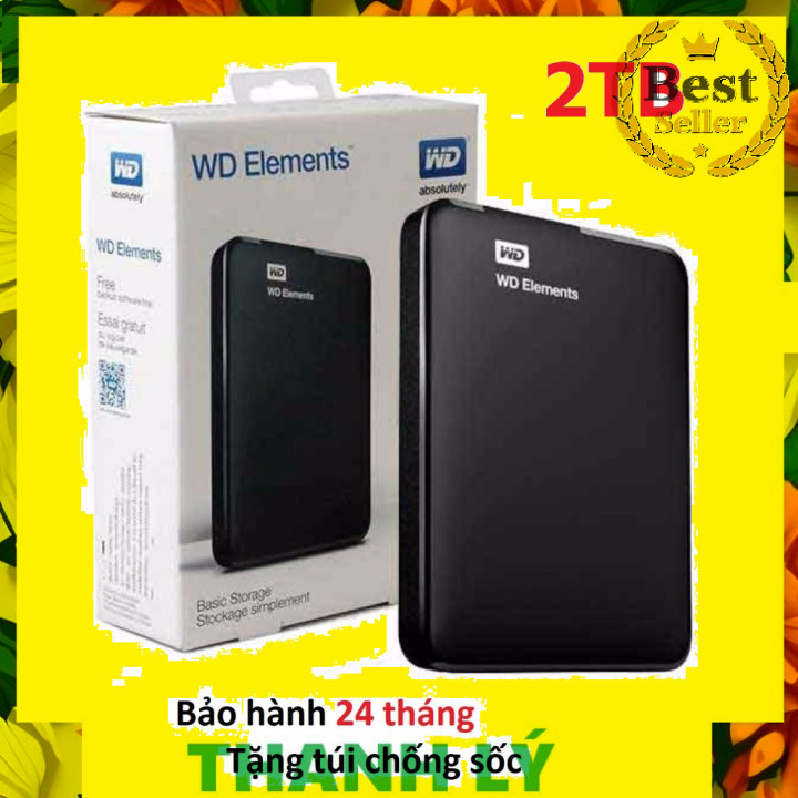 ⭐ ⭐ ⭐  Ổ Cứng Di Động WD Elements dung lượng 500GB / 1TB / 2TB  Chuẩn USB 3.0 Hàng chuẩn Chính Hãng 