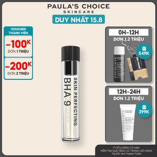 Tinh chất ngăn ngừa mụn đầu đen và bã nhờn Paula's Choice Skin Perfecting BHA 9 (9% Salicylic Acid) 0.83ml Mã 7739