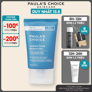 Kem dưỡng ẩm kiểm soát dầu Paula’s Choice Invisible Finish Moisture 60ml 3400