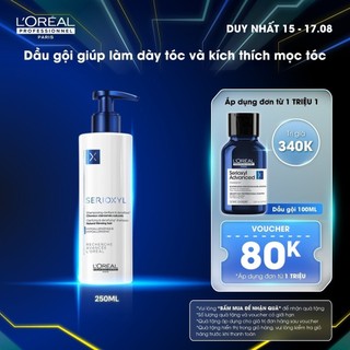 Dầu gội LOreal Professionnel giúp làm dày và kích thích mọc tóc Serioxyl 250ml