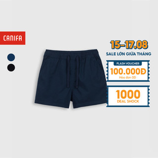 Quần short bé trai chất liệu cotton khaki canifa - 2bs21s018