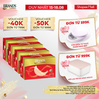 Combo 4 nước yến thật brand's đường phèn