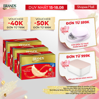 Combo 3 Nước yến thật BRAND'S Không Đường (70 ml x 6 lọ)