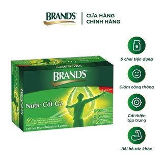 Nước cốt gà BRAND'S Vị Truyền Thống (70 ml x 6 lọ)