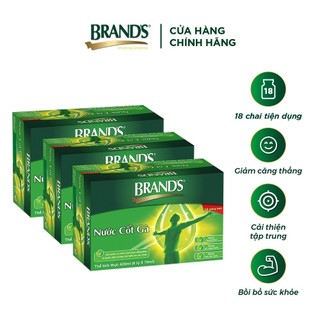 Combo 3 Nước cốt gà BRAND'S Vị Truyền Thống (70 ml x 6 lọ)