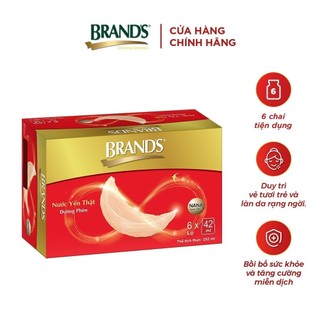 Nước yến thật BRAND'S Đường Phèn (42 ml x 6 lọ)