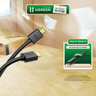 Cáp HDMI 2.0 tốc độ cao Ugreen HD104 Dùng cho Xiaomi Mi Box PS4 Bộ Chia HDMI Cáp Chuyển Đổi HDMI | Cổng Mạ Vàng 4K 1080P
