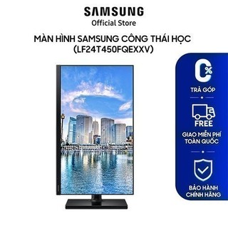 Màn hình Samsung công thái học LF24T450FQEXXV FHD IPS 75Hz Bảo vệ mắt Khử nhấp nháy