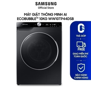 Máy giặt thông minh Samsung AI Ecobubble™ với Ngăn giặt xả tự động 10 kg WW10TP44DSB/SV