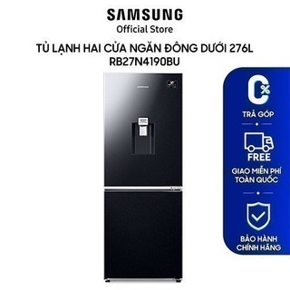 Tủ Lạnh Samsung Ngăn Đông Dưới với Optimal Fresh Zone 276 L màu Đen RB27N4190BU/SV