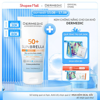 Kem Chống Nắng Dermedic Cho Da Thường và Da Khô Sunbrella Spf 50+ Sun Protection Cream Dry And Normal Skin 50 G