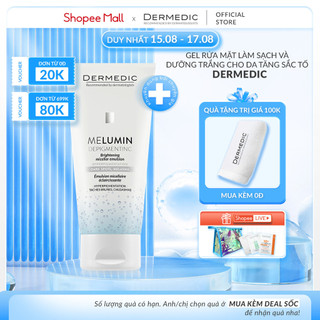Sữa Rửa Mặt Làm Sáng & Mịn Da Dermedic Melumin Brightening Micellar Emulsion 200Ml