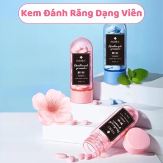 Kẹo đánh răng, viên đánh răng, kem đánh răng viên sủi bọt, viên súc miệng du lịch tiện lợi 30 viên