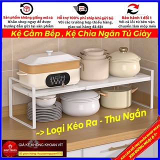 Kệ bếp, kệ gầm bếp thay đổi chiều dài tùy theo nhu cầu sử dụng (HSN)