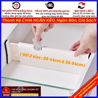 Thanh Kệ CHIA NGĂN KÉO, Ngăn Bàn, Giá Sách (Thay Đổi Kích Thước- HSN