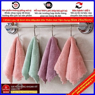 Khăn Lau Vệ Sinh Nhà Bếp , Bát Đĩa Thấm Hút Tiện Dụng (HSN)