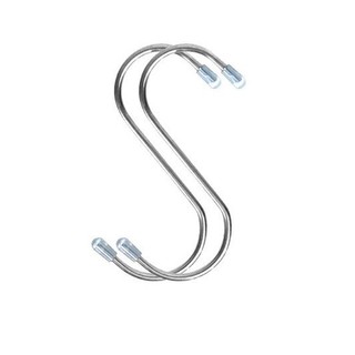 BỘ 4 MÓC TREO MÓC PHƠI ĐỒ CHỮ S chất liệu INOX (HSN)