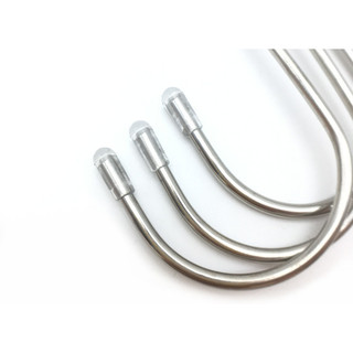 BỘ 4 MÓC TREO MÓC PHƠI ĐỒ CHỮ S chất liệu INOX (HSN)