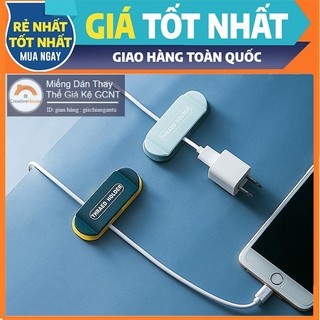 ~Set 4 Kẹp Dán Cố Định Giữ Dây Điện, Dây Sạc các loại (MDTT)