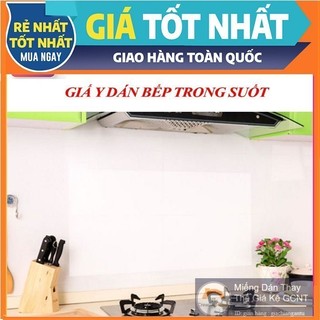 > giấy dán bếp trong suốt 70x45cm