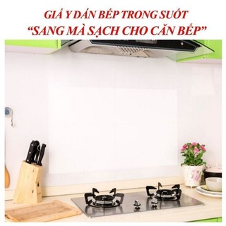 1 Giấy dán bếp TRONG SUỐT 70x45cm (Tiện Ích Việt T ín)