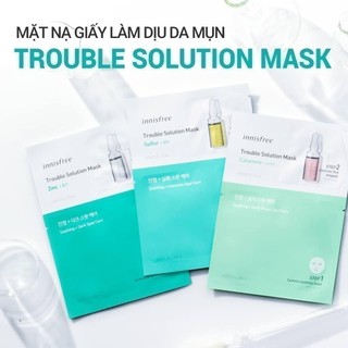 Mặt nạ cân bằng dưỡng da innisfree Trouble Solution Mask Calamine 20ml