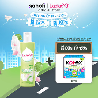Dung Dịch Vệ Sinh Phụ nữ Lactacyd Odor Fresh Ngăn Mùi 24H 250ml