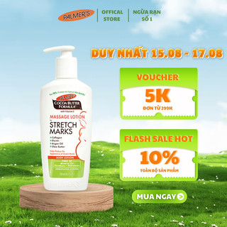 Lotion dưỡng ẩm và làm mờ vết rạn da khi mang thai Palmer's 250ml