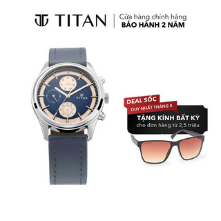 Đồng hồ nam titan dây da neo iv màu xanh 42 mm - 1805sl02