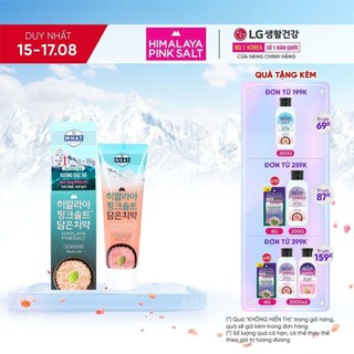 Kem đánh răng bạc hà mát lạnh chứa muối hồng Himalaya và muối tre Bamboo Salt Himalaya PinkSalt 100g