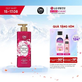Sữa tắm dưỡng ẩm hương nước hoa On: The Body Perfume Classic Pink 500g