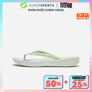Dép xỏ ngón nữ fitflop iqushion iridescent ergonomic - xanh lá - hu8-b11
