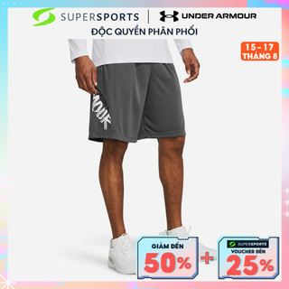 Quần ngắn nam under armour tech™ wordmark - xám - 1383354-025