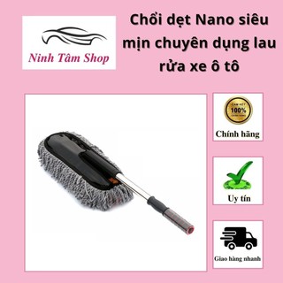 Chổi dẹt Nano siêu mịn chuyên dụng lau rửa xe ô tô