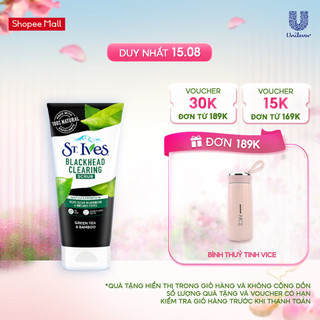 Sữa rửa mặt tẩy tế bào chết ngừa mụn St.Ives Trà Xanh 170g