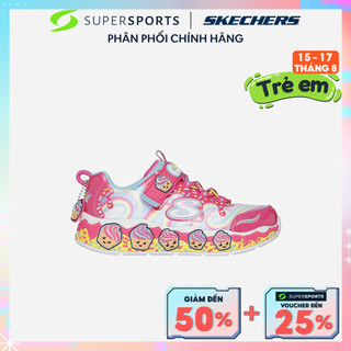 Giày sneakers bé gái skechers cupcake cutie - 303627l-pkmt