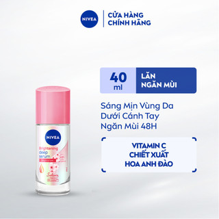 Lăn Ngăn Mùi NIVEA Serum Trắng Mịn Hương Hoa Anh Đào (40 ml) - 85306