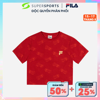 Áo thun nữ fila lunar new year crop - fw2tsg1706f-red