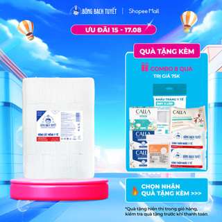 Bông y tế cắt Bạch Tuyết (10cm x 10cm) - 1Kg
