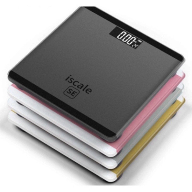 Cân sức khỏe điện tử chính hãng iScale SE 150kg màn hình LCD rõ nét kính cường lực cao cấp thiết kế gọn nhẹ