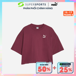 Áo thun thể thao nữ puma classics oversized - 62138122