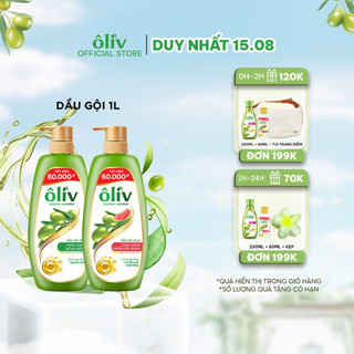 Dầu gội ôliv nuôi dưỡng tóc 1l