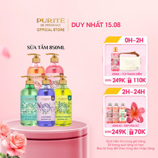 Sữa tắm thiên nhiên purité 850ml