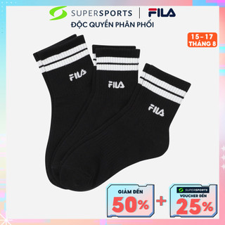 Vớ thể thao unisex fila - fs3scf5332x-blk