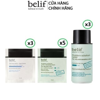 [HB Gift] Bộ sản phẩm làm sạch, cân bằng và cấp ẩm tức thì cho da chiết xuất từ thiên nhiên Belif Gimmick