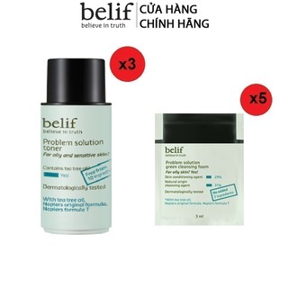 [HB Gift] Bộ sản phẩm làm sạch và cân bằng da chiết xuất từ thiên nhiên Belif Gimmick
