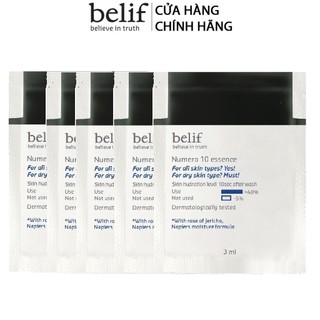 [HB Gift] Combo 5 gói Tinh chất khoá ẩm Belif Numero 10 Essence