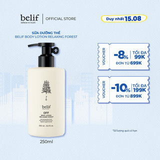 Sữa dưỡng thể belif Body Lotion Relaxing Forest 250ml