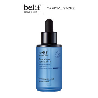 Tinh chất cấp ẩm chuyên sâu chống oxy hóa belif Super Drops Hyalucid 11% 30ml