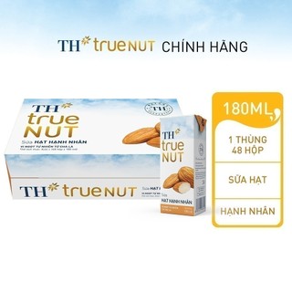 Thùng 48 hộp sữa hạt hạnh nhân TH true NUT 180 ml (180 ml x 48)